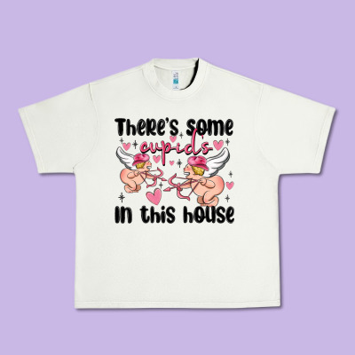 There's Some Cupid's In This House Urban Heavy Tee Designed By Maliassmallbusiness