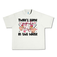 Pistachio there's some cupid's in this house Urban Heavy Tee - MaliasSmallBusiness