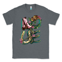 Charcoal Heather love boots horseshoe cowboy Classic Tee - NancyCooperArtShop