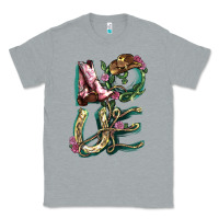 Heather Grey love boots horseshoe cowboy Classic Tee - NancyCooperArtShop