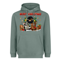 Sage merry christmas Heavyweight Hoodie - CowGirlArtShop