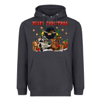 Smoke merry christmas Heavyweight Hoodie - CowGirlArtShop