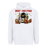 White merry christmas Heavyweight Hoodie - CowGirlArtShop