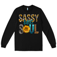Black Sassy Little Soul Long Sleeve Tee - BundleAndBundleShop