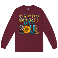 Burgundy Sassy Little Soul Long Sleeve Tee - BundleAndBundleShop