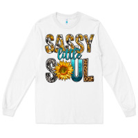 White Sassy Little Soul Long Sleeve Tee - BundleAndBundleShop