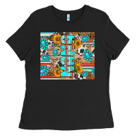 Black western nana Ladies Tee - RanaPortraitStore