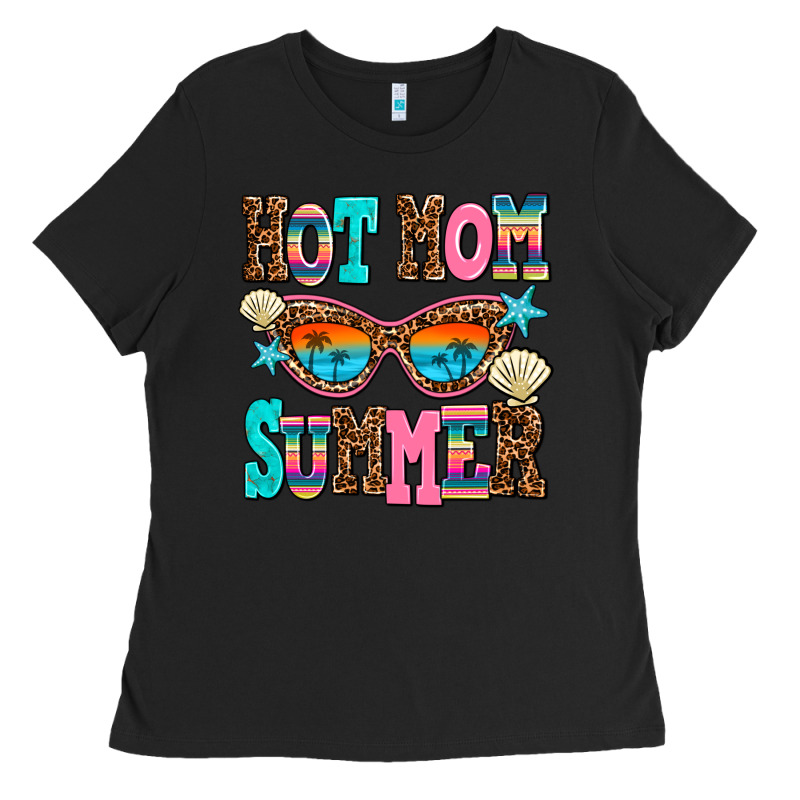 Hot Mom Summer Ladies Tee by AdoDesignShop | Teevron