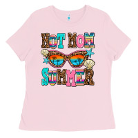 Bubblegum Pink hot mom summer Ladies Tee - AdoDesignShop