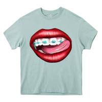 Arona Lips Dental Braces Heavy Core Tee - Artiststas