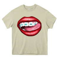 Mossy Lips Dental Braces Heavy Core Tee - Artiststas