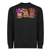 Mardi Gras Gnomies Cakes Flowers And Balloon Heavyweight Sweatshirt | Teevron