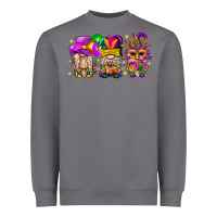 Storm Mardi Gras Gnomies Cakes Flowers And Balloon Heavyweight Sweatshirt - BundleAndBundleShop