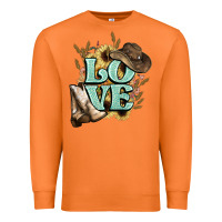 Carrot Love boots hat western Cowboy Premium Sweatshirt - HowdyJamesFarm