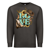 Smoke Love boots hat western Cowboy Premium Sweatshirt - HowdyJamesFarm