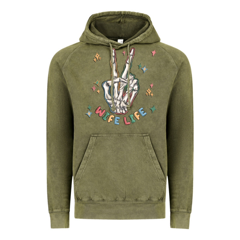 Wife Life Vintage Hoodie by MaliasSmallBusiness | Teevron