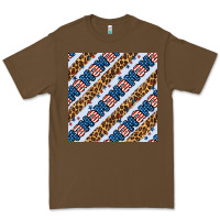Cacao american mama leopard seamless pattern Premium Tee - BundleAndBundleShop