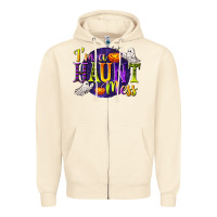 Sandshell I'm a Haunt Mess Zipper Hoodie - texasbilliewilder