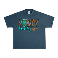 Midnight Navy western howdy honey arrow gemstone Urban Heavy Tee - NancyCooperArtShop
