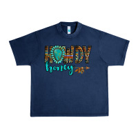 Navy western howdy honey arrow gemstone Urban Heavy Tee - NancyCooperArtShop
