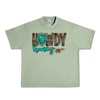 Oil Green western howdy honey arrow gemstone Urban Heavy Tee - NancyCooperArtShop
