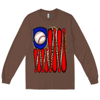 Chestnut leopard baseball flag Long Sleeve Tee - JahusDesignShop