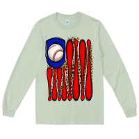 Matcha leopard baseball flag Long Sleeve Tee - JahusDesignShop