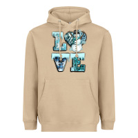Mushroom love winter Heavyweight Hoodie - CowGirlArtShop
