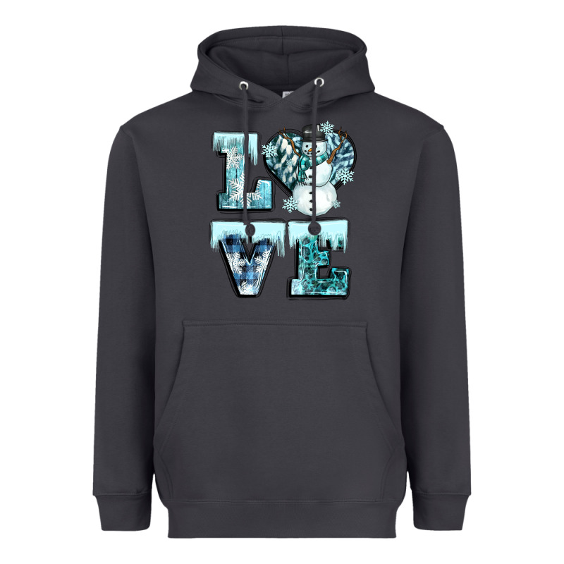 Love Winter Heavyweight Hoodie by CowGirlArtShop | Teevron