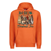 Carrot rockin around the christmas tree Premium Hoodie - CowGirlArtShop