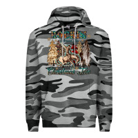 Slate Camo rockin around the christmas tree Premium Hoodie - CowGirlArtShop