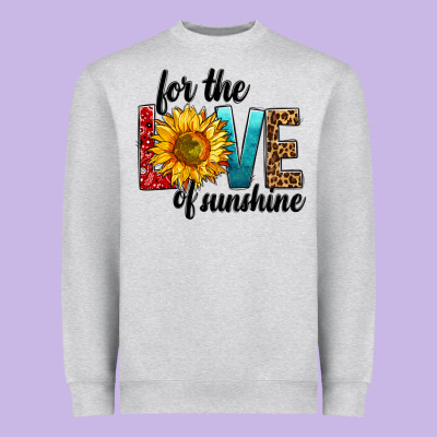 For The Love Of Sunshine Heavyweight Sweatshirt Designed By Bundleandbundleshop