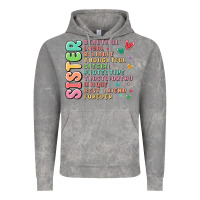 Sister Beautiful Loyal Reliable Vintage Hoodie | Teevron