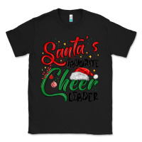 Black santa s favorite cheer leader Classic Tee - MaliasSmallBusiness