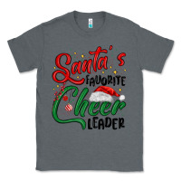Charcoal Heather santa s favorite cheer leader Classic Tee - MaliasSmallBusiness