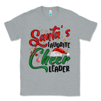 Heather Grey santa s favorite cheer leader Classic Tee - MaliasSmallBusiness