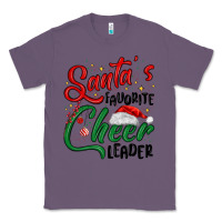 Lavender santa s favorite cheer leader Classic Tee - MaliasSmallBusiness