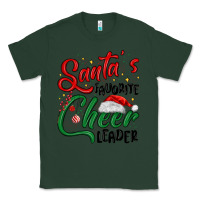 Sports Green santa s favorite cheer leader Classic Tee - MaliasSmallBusiness