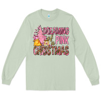 Matcha Dreaming Of A Pink Christmas Long Sleeve Tee - BundleAndBundleShop