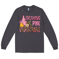 Smoke Dreaming Of A Pink Christmas Long Sleeve Tee - BundleAndBundleShop