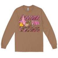 Toasted Coconut Dreaming Of A Pink Christmas Long Sleeve Tee - BundleAndBundleShop