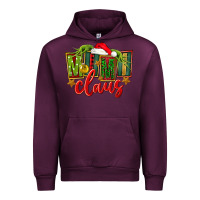 Mauve Wine christmas mimi claus Urban Hoodie - FaDigitalArtStudio