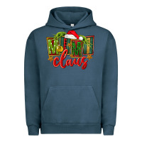 Pigment Midnight Navy christmas mimi claus Urban Hoodie - FaDigitalArtStudio