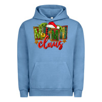 Pigment Pebble Blue christmas mimi claus Urban Hoodie - FaDigitalArtStudio
