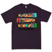 Plum #teacherlife pencils Premium Tee - JahusDesignShop