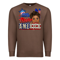 Chestnut little mister america black boy Premium Sweatshirt - CowGirlArtShop