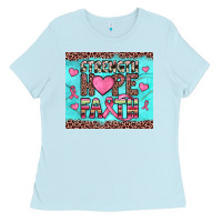 Strength Hope Faith Ladies Tee | Teevron