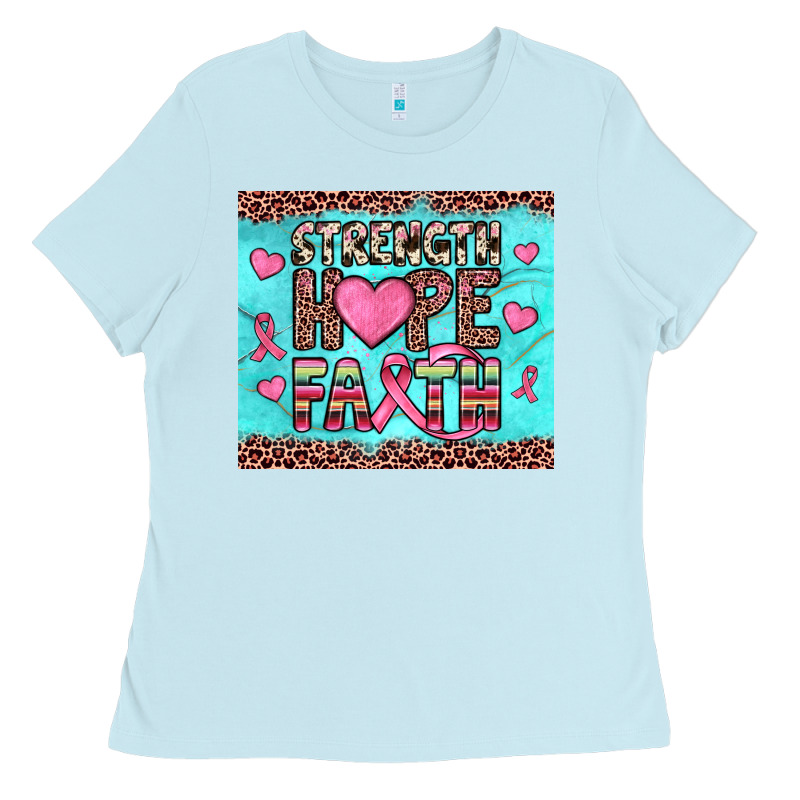 Strength Hope Faith Ladies Tee by JahusDesignShop | Teevron