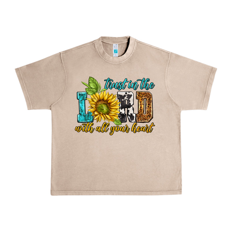 Trust In The Lord With All Your Heart Urban Heavy Tee by NancyCooperArtShop | Teevron