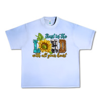 Grape Ice trust in the lord with all your heart Urban Heavy Tee - NancyCooperArtShop